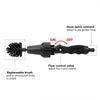 Image of Water-driven Rotary Cleaning Brush Wash Hand-held Water Spray Brush Shopping