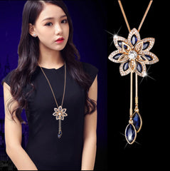 Autumn And Winter Long All-matching Tassel Female Accessories Pendant Pendant Necklace Shopping