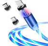 Image of Compatible with Apple, Flowing Ligh Magnetic Streamer Data Line Cable for Iphone Android Typec Shopping111