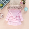 Image of 1 year old baby girl's hand-stuffed cotton coat Shopping