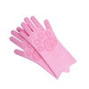 Image of Silicone Heat-resistant Cleaning Brush Scrubbing Gloves Shopping