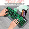 Image of ErgonomicWired Gaming Keyboard with RGB Backlight Phone Holder Shopping