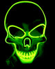 Image of Halloween Skeleton Mask LED Glow Scary Mask Shopping