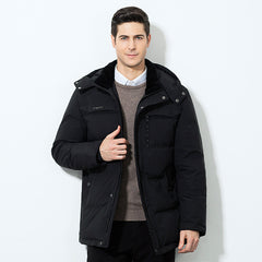 Winter middle-aged and elderly men's down jacket Shopping