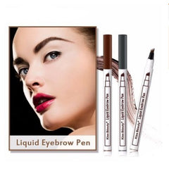 Waterproof Natural Eyebrow Pen Four-claw Eye Brow Tint Fork Tip Eyebrow Tattoo Pencil Shopping111