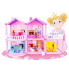 Image of House Doll House Villa DIY Assembled House Shopping