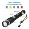 Image of High Power 12000000 Lumen Ultra Bright Aluminum Flashlight LED Rechargeable UK Shopping