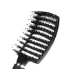 Image of Curved Vented Boar Bristle Styling Hair Brush, For Any Hair Type Men Or Women Shopping