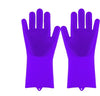 Image of Silicone Heat-resistant Cleaning Brush Scrubbing Gloves Shopping