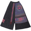 Image of Ladies' National Style Embroidered Wide-leg Pants Tassel Skirt Shopping