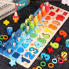 Image of Children 3D Alphabet Number Puzzle Baby Colorful Geometric Digital Letter Educational Toy Shopping