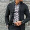 Image of Men's Cardigan Single-breasted Sweater Top Shopping