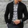 Image of Men's Cardigan Single-breasted Sweater Top Shopping