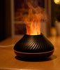 Image of New Volcanic Flame Aroma Diffuser Essential Oil Lamp 130ml USB Portable Air Humidifier With Color Night Light Mist Maker Fogger LED Light Shopping