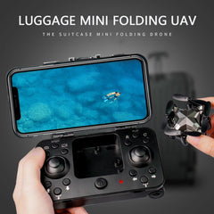 New Luggage Box Storage Box Folding Mini UAV Aerial Photography Remote Control Four Axis Children's Toys Drone Shopping