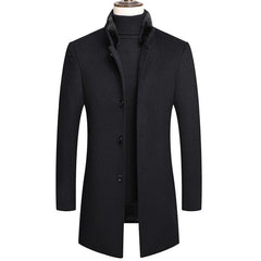 Thick mink wool woolen coat Shopping