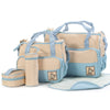 Image of Baby Diaper Bag Suits For Mom Baby Bottle Holder Mother Mummy Stroller Maternity Nappy Bags Sets Shopping