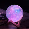 Image of 3D Printing Galaxy Lamp Moonlight USB LED Night Lunar Light Touch Color Changing Moon Lamp Shopping