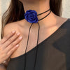 Image of New Plant Velvet Flower Collar For Women Shopping