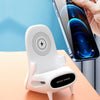 Image of Portable Mini Chair Wireless Charger Desk Mobile Phone Holder Wireless Charger 10W Fast Charge Special Gift Shopping