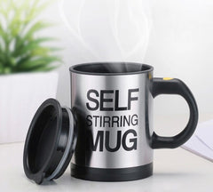 Automatic Stirring Glass Lazy Electric Mug Stainless Steel Electric Rotating Coffee Cup Shopping