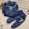 Image of Baby cotton long-sleeved trousers two-piece suit Shopping