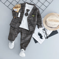 British small suit children's suit gentleman three-piece suit Shopping