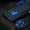 Image of Hk8100 2.4 G Wireless Gaming Keyboard Mouse Combo Ergonomics Waterproof Optical For Pc Laptop Desktop Gamer Shopping