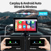 Image of 7 Car Wireless CarPlay Display Cigarette Lighter Interface Suction Cup Universal Shopping