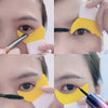 Image of Eyelash Eyeliner Stencil Model Eye Mascara Comb Stencil Model Beginner Eye Makeup Helper Applicator Guide Card Tool Easy Wash Shopping