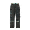 Image of Multi-pocket Workwear Style Jeans For Men Shopping