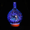 Image of 3D Glass Aroma Diffuser Colorful Lamp Humidifier Night Light Shopping111