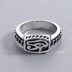 Men's And Women's Fashion Simple Thai Silver Retro Ring Shopping