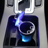 Image of Car Ashtray With LED Light RGB Ambient Light Cigarette Cigar Ash Tray Container Trash Can Portable Ashtray Auto Accessories Shopping