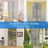 Image of Magnetic Screen Door Retractable Mesh Net Pet Patio Hands Free Mosquito Magic Shopping