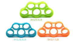 Silicone Finger Trainer Hand Gripper Resistance Bands Fitness Shopping