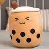 Image of Unique Soft Teddy Plush Boba Milk Tea Plushie Toy Stuffed Fruit Shape Taste Milk Tea Hug Pillow Balls Boba Tea Cup Cushion Kids Shopping