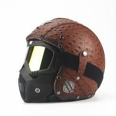 Handmade four seasons characteristic retro Halley helmet Shopping