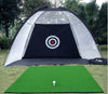 Image of Golf Practice Net Tent Golf Hitting Cage Garden Grassland Practice Tent Golf Training Equipment Mesh Outdoor Shopping