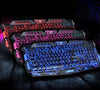 Image of J10 tricolor backlight wired gaming keyboard set colorful luminous gaming mouse keyboard Russian keyboard Shopping