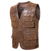 Image of Men's leather vest Shopping