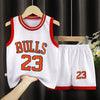 Image of Children's Clothing Sports Basketball Wear Children's Clothing Boys' Suit Shopping