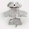 Image of Cartoon Cute Animal Modeling Baby Bath Towels Baby Bathrobes Cotton Children's Bathrobes Baby Hooded Shopping