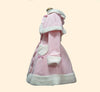 Image of Autumn And Winter Hooded Rabbit Ear Cape Cape Large Skirt Coat Shopping