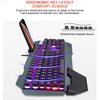 Image of ErgonomicWired Gaming Keyboard with RGB Backlight Phone Holder Shopping