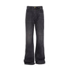 Image of Men's Embroidery Casual Loose Wide-leg Pants Shopping