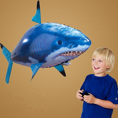 Remote Control Shark Toy Air Swimming Fish Infrared Flying RC Airplanes Balloons Shopping