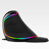 Image of Vertical Ergonomic Snail RGB Anti-Mouse Hand Wired Mouse Shopping