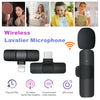 Image of Lavalier Mini Microphone Wireless Audio Video Recording With Phone Charging  Wireless Lavalier Microphone Broadcast Lapel Microphones Set Short Video Recording Chargeable Handheld Microphone Live Stre Shopping