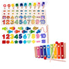 Image of Children 3D Alphabet Number Puzzle Baby Colorful Geometric Digital Letter Educational Toy Shopping